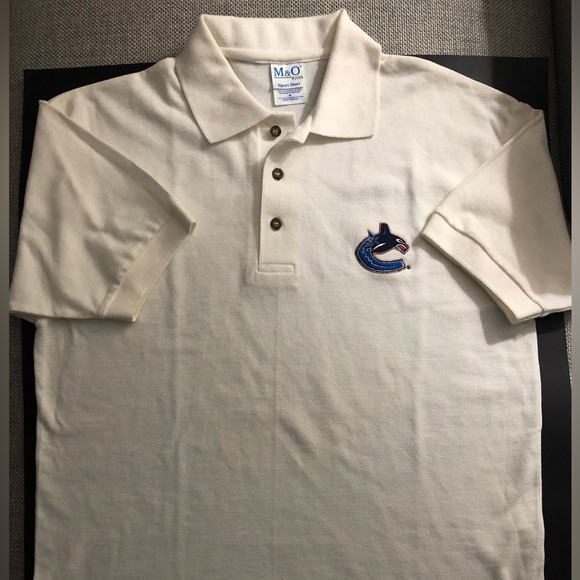 M & O KNITS SPORT SHIRT 100% PRESHRUNK COTTON SZ MEDIUM - Picture 3 of 12